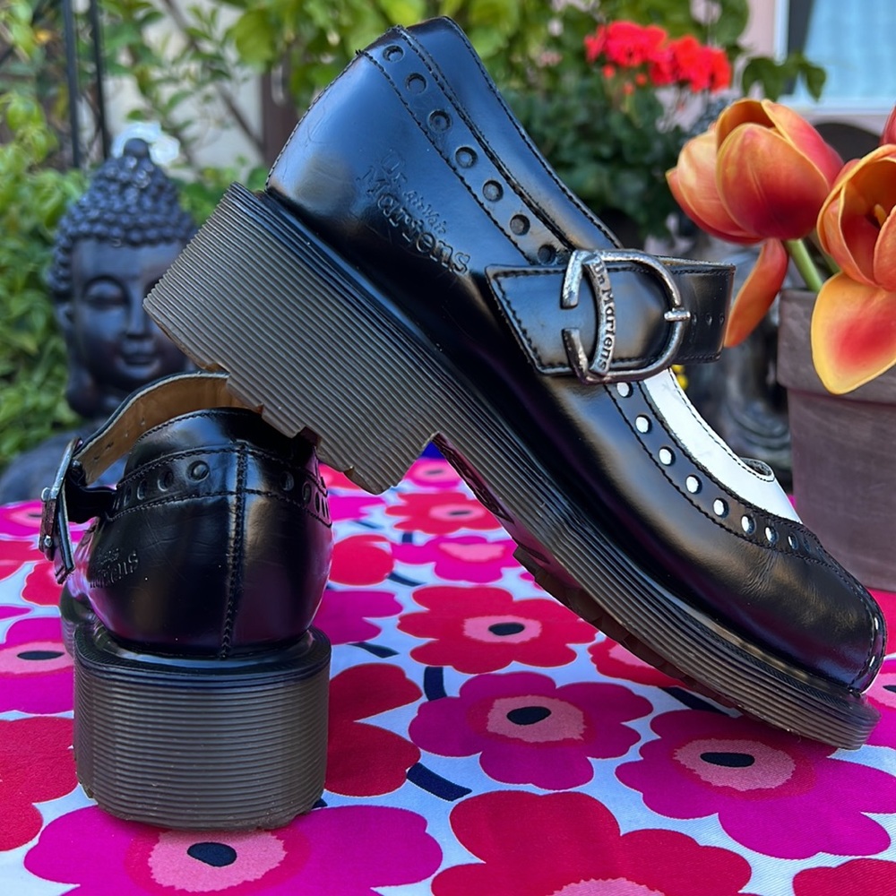 🏴 Dr. Martens MIE Vintage 90’s Y2K Brogue Wingtip Mary Jane UK 3 - Picture 14 of 17